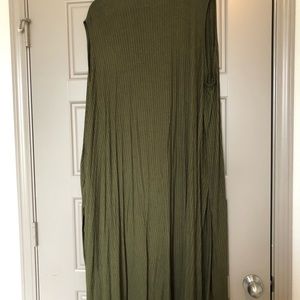 Olive Green Ribbed Joy vest by LuLaroe